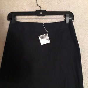 NWT , Lycra,  long  black skirt, size 2 , brand new!